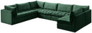 Jacob Green Velvet Modular Sectional - Town Of Bargains Furniture - NY