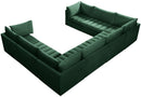 Jacob Green Velvet Modular Sectional - Town Of Bargains Furniture - NY