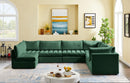 Jacob Green Velvet Modular Sectional - Town Of Bargains Furniture - NY