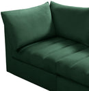 Jacob Green Velvet Modular Sectional - Town Of Bargains Furniture - NY