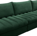 Jacob Green Velvet Modular Sectional - Town Of Bargains Furniture - NY
