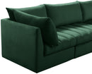 Jacob Green Velvet Modular Sectional - Town Of Bargains Furniture - NY