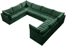 Jacob Green Velvet Modular Sectional - Town Of Bargains Furniture - NY