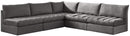 Jacob Grey Velvet Modular Sectional - Town Of Bargains Furniture - NY