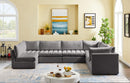 Jacob Grey Velvet Modular Sectional - Town Of Bargains Furniture - NY