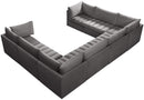 Jacob Grey Velvet Modular Sectional - Town Of Bargains Furniture - NY