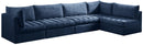Jacob Navy Velvet Modular Sectional - Town Of Bargains Furniture - NY