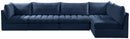 Jacob Navy Velvet Modular Sectional - Town Of Bargains Furniture - NY