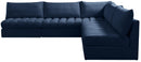 Jacob Navy Velvet Modular Sectional - Town Of Bargains Furniture - NY