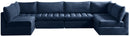 Jacob Navy Velvet Modular Sectional - Town Of Bargains Furniture - NY