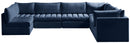 Jacob Navy Velvet Modular Sectional - Town Of Bargains Furniture - NY