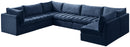 Jacob Navy Velvet Modular Sectional - Town Of Bargains Furniture - NY