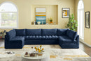 Jacob Navy Velvet Modular Sectional - Town Of Bargains Furniture - NY