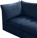 Jacob Navy Velvet Modular Sectional - Town Of Bargains Furniture - NY