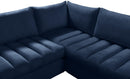 Jacob Navy Velvet Modular Sectional - Town Of Bargains Furniture - NY