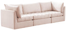 Jacob Pink Velvet Modular Sofa
