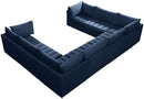 Jacob Navy Velvet Modular Sectional - Town Of Bargains Furniture - NY