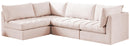 Jacob Pink Velvet Modular Sectional - Town Of Bargains Furniture - NY
