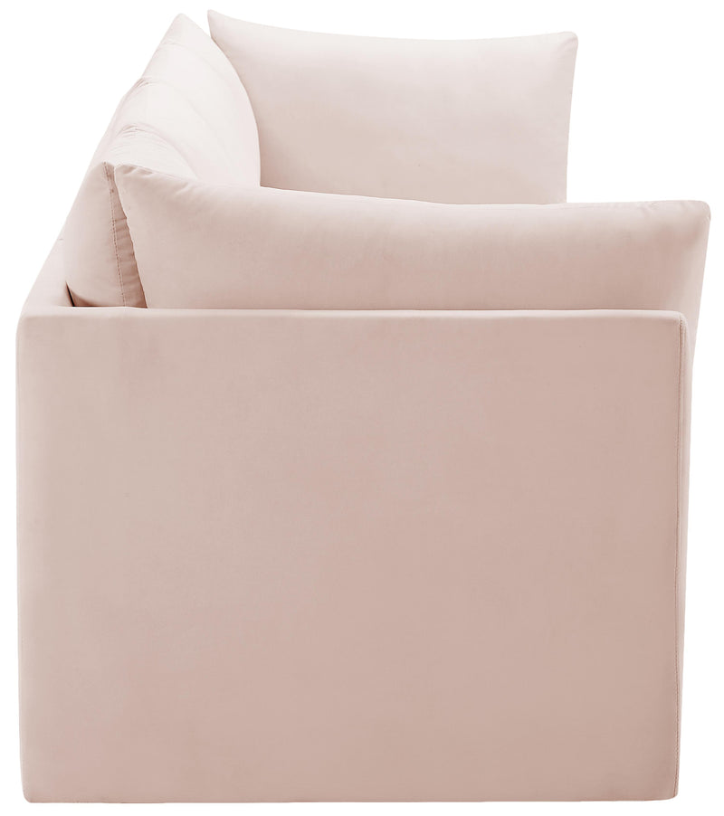 Jacob Pink Velvet Modular Sofa - Town Of Bargains Furniture - NY