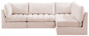 Jacob Pink Velvet Modular Sectional - Town Of Bargains Furniture - NY