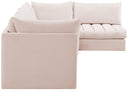Jacob Pink Velvet Modular Sectional - Town Of Bargains Furniture - NY