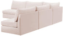 Jacob Pink Velvet Modular Sectional - Town Of Bargains Furniture - NY