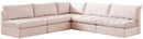 Jacob Pink Velvet Modular Sectional - Town Of Bargains Furniture - NY
