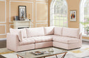 Jacob Pink Velvet Modular Sectional - Town Of Bargains Furniture - NY
