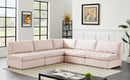 Jacob Pink Velvet Modular Sectional - Town Of Bargains Furniture - NY