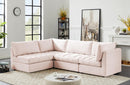 Jacob Pink Velvet Modular Sectional - Town Of Bargains Furniture - NY