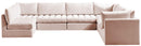 Jacob Pink Velvet Modular Sectional - Town Of Bargains Furniture - NY