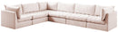 Jacob Pink Velvet Modular Sectional - Town Of Bargains Furniture - NY