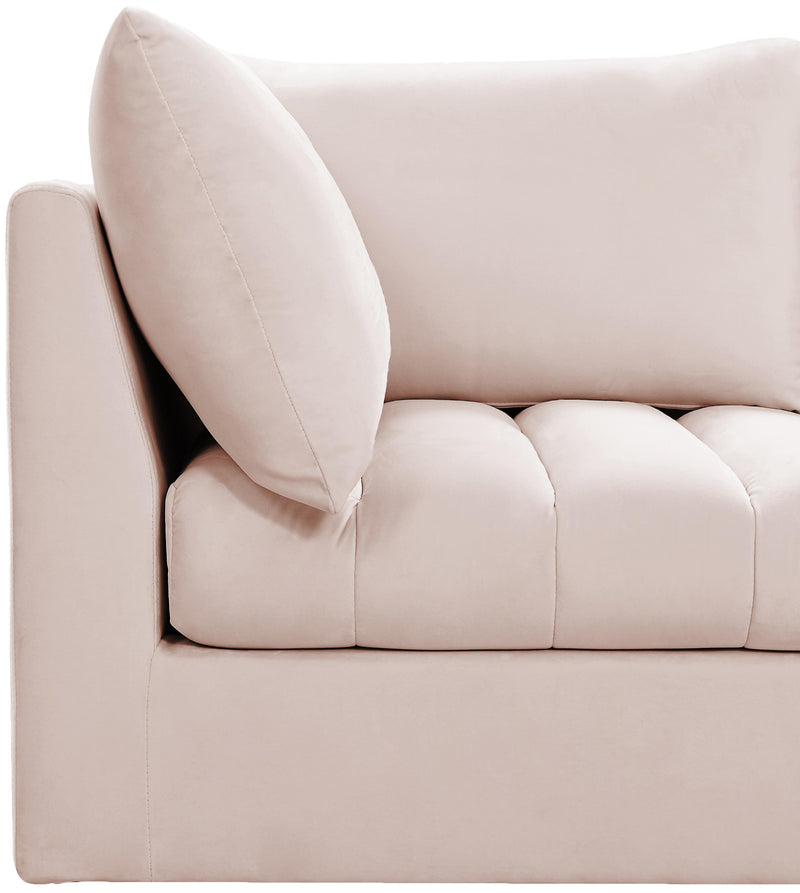 Jacob Pink Velvet Modular Sofa - Town Of Bargains Furniture - NY