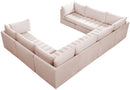 Jacob Pink Velvet Modular Sectional - Town Of Bargains Furniture - NY