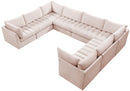 Jacob Pink Velvet Modular Sectional - Town Of Bargains Furniture - NY