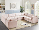 Jacob Pink Velvet Modular Sectional - Town Of Bargains Furniture - NY