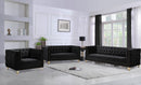 Michelle Black Velvet Sofa - Town Of Bargains Furniture - NY