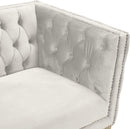 Michelle Cream Velvet Sofa - Town Of Bargains Furniture - NY