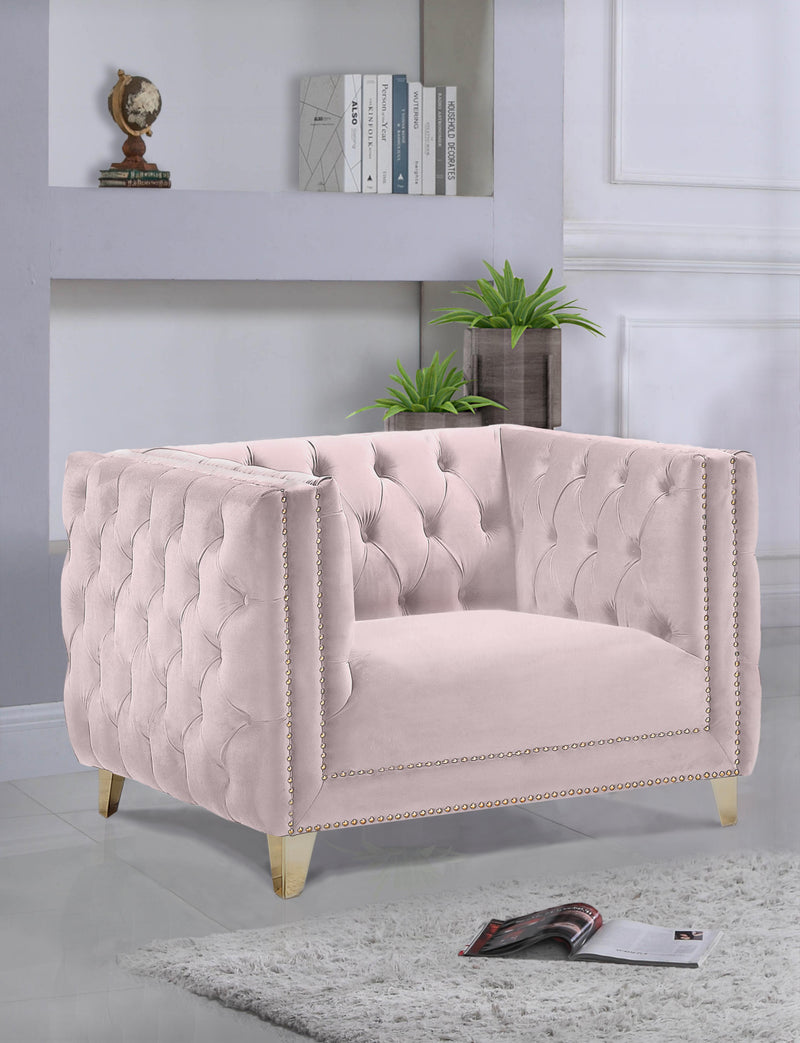 Michelle Pink Velvet Chair