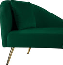 Nolan Green Velvet Chaise - Town Of Bargains Furniture - NY
