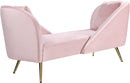 Nolan Pink Velvet Chaise - Town Of Bargains Furniture - NY