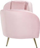 Nolan Pink Velvet Chaise - Town Of Bargains Furniture - NY