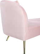 Nolan Pink Velvet Chaise - Town Of Bargains Furniture - NY