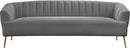 Tori Grey Velvet Sofa