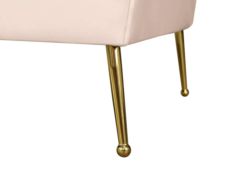 Hermosa Pink Velvet Loveseat - Town Of Bargains Furniture - NY