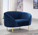 Ritz Navy Velvet Chair - Town Of Bargains Furniture - NY