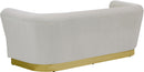 Bellini Cream Velvet Sofa - Town Of Bargains Furniture - NY