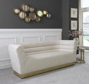 Bellini Cream Velvet Sofa - Town Of Bargains Furniture - NY