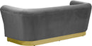 Bellini Grey Velvet Sofa - Town Of Bargains Furniture - NY