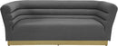 Bellini Grey Velvet Sofa - Town Of Bargains Furniture - NY